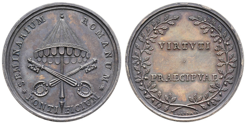 Medaillen Medaillen Ausland vor 1900
 Kirchenstaat, Pius VII., Silbermedaille (...