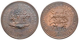 Medaillen Medaillen Ausland nach 1900
 NIEDERLANDE, Bronzemedaille (15,02 g, 33,6 mm), 1901, auf den Transvaal-Burenkrieg 1568-1648. Av: Zwei Ritter ...