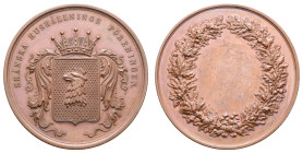 Medaillen Medaillen Ausland nach 1900
 Schweden, Gustav V., bronzene unpersonalisierte Belohnungsmedaille (87,3 g, 57,4 mm), 1908, verliehen im Zusam...