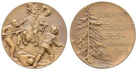 Medaillen Medaillen Karl Goetz
 Bronzemedaille (Dm. 35,0mm, 19,74g), 1905, von Karl Goetz, auf den 200. Jahrestag der Schlacht bei Sendling. Av: Sold...