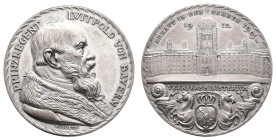Medaillen Medaillen Karl Goetz
 Versilberte Bronzemedaille (Dm. 50,7mm, 49,99g), 1912, von Karl Goetz, auf den Bau des Verkehrsministeriums. Av: Büst...