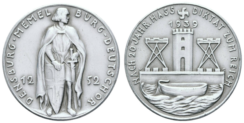 Medaillen Medaillen Karl Goetz
 Zinkmedaille (Dm. 36,0mm, 19,40g), 1939, von Ka...