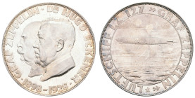 Medaillen Medaillen Zeppelin
 Silbermedaille (24,93 g, 35,9 mm), 1928, von J. Bernhart, auf das Luftschiff LZ 127 Graf Zeppelin. Av.: Gestaffelte Büs...