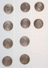 Sammlungen und Nachlässe Europa
 ÖSTERREICH, 10x 2 Schilling, 1928-1937, komplette Serie, vz