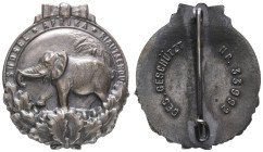 Auszeichnungen Deutsches Reich 1871-1933
 Abzeichen für Verdienste um die Kolonien (1921-1939), "Elefantenorden", rückseitig mit "GES. GESCHÜTZT" und...