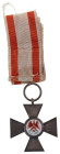 Auszeichnungen Deutscher Staaten bis 1933
 Preußen, Roter Adler Orden, Kreuz 4. Klasse, Silber, gekörnte Arme, am Band, OEK 1704, Zustand 2.