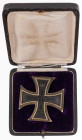Auszeichnungen Deutscher Staaten bis 1933
 Preußen, Eisernes Kreuz 1914 1. Klasse, gewölbte Form, magnetisch, OEK 1908, im schwarzen Verleihungsetui ...