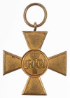 Auszeichnungen Deutscher Staaten bis 1933
 Preußen, Dienstauszeichnung, Kreuz für 25 Dienstjahre der Offiziere, 4. Form (1875-1894), feingekörnte Arm...