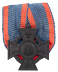 Auszeichnungen Deutscher Staaten bis 1933
 Oldenburg, Friedrich August Kreuz, 2. Klasse, Eisen geschwärzt, an Bandspange, Zustand 2.