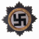 Allg. militärische Auszeichnungen 2. Weltkrieg
 Deutsches Kreuz in Gold, Cupal/Tombak versilbert/vergoldet, leichte Ausführung 44,9 g, 4 Hohlnieten, ...