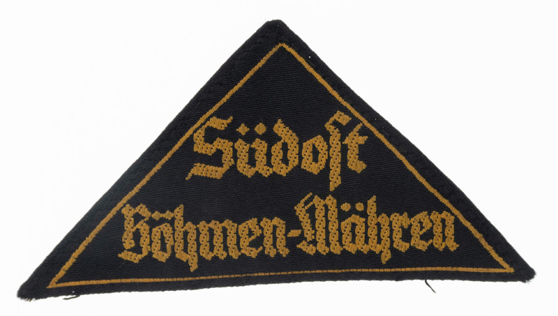 Uniformeff. /Hoheitsabz. NSDAP und Gruppierungen
 HJ-Gebietsdreieck "Südost Böh...