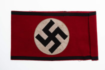 Waffen-SS, SS-Verfügungstruppe, Schutzstaffel
 Allgemeine SS/SS-Verfügungstruppen, Armbinde für den Dienstrock, schwere Wollausführung, gewebtes Hake...