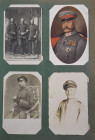 Fotoalben, militärische Einzelfotos, Postkarten
 1. Weltkrieg, Postkarten-Album mit 90 Postkarten, verschiedene Motive, überwiegend gelaufen, meist Z...