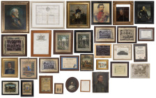 Militaria Nachlässe
 Bilder-Nachlass mit 30x unterschiedlichen Motiven (meist aus dem 1. WK), dabei u.a. Porträts und Reservistendarstellungen, Verle...