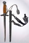 Blankwaffen Deutschland
 Luftwaffe, Dolch für Offiziere, ohne Hersteller, Ausführung mit orangenem Griff, Drahtwicklung vollständig, Parierstange mit...