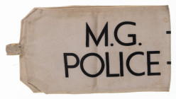 Allgemeine Militaria Deutschland
 Bundesrepublik Deutschland, frühe Polizei-Armbinde der Westlichen Besatzungsmächte "Military Government Police in G...