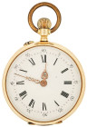 Taschenuhren 1801-1900
 Taschenuhr Kollmar & Jourdan. Ca. 32,2mm, um 1880-1890, 585er Gold, vergoldetes Ankerwerk, Sprungdeckel Metall. Römische Zahl...