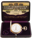 Taschenuhren ab 1901
 J. Assmann Deutsche Anker- Uhren- Fabrik Glashütte in Sachsen Sprungdeckel-Taschenuhr. 585er Gold, No. 17896, in feiner Erhaltu...
