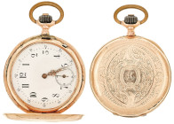 Taschenuhren ab 1901
 Taschenuhr "Labor". Ca. 55mm, um 1910, Schweiz. 585er Gold mehrfach punziert, Kronenaufzug. Seriennummer: 11584, Breguetspirale...