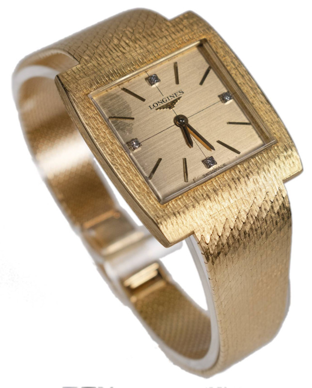 Herrenarmbanduhr Gold
 Longines Vintage Herren Armbanduhr. Ca. 30mm, 750er Gelb...