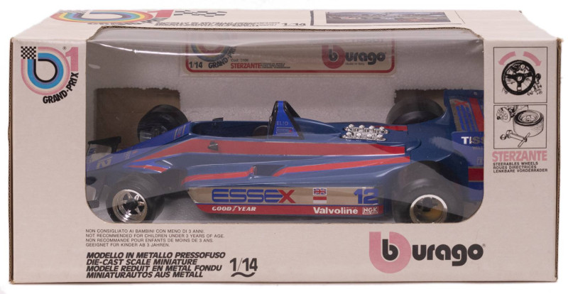 Bburago Formel 1 in 1:14
 LOTUS MK 81/3 Essex-Tissot, OVP (diese leicht etwas a...