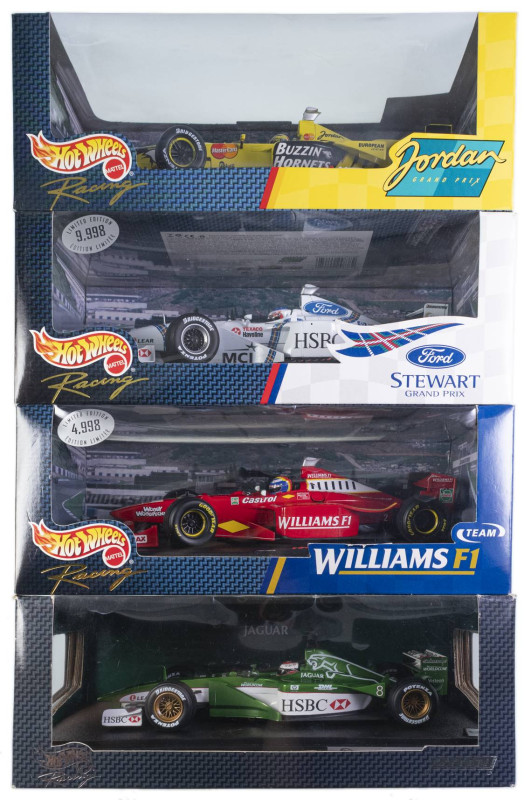 Hot Wheels (Mattel) Formel 1
 5 versch. Modelle mit WILLIAMS FW 21 R. Schumache...