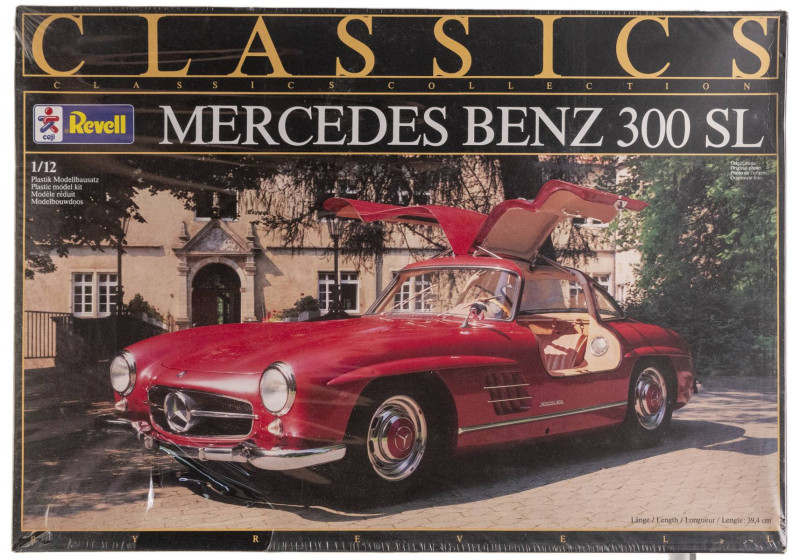 Revell Bausätze 1:12
 MERCEDES 300 SL, alter Bausatz, noch original eingeschwei...