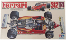 Tamiya Plastikbausätze Formel 1
 Ferrari 312 T4 1:12, ungebauter Bausatz, Tamiya Nr. BS1225, OVP