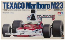 Tamiya Plastikbausätze Formel 1
 Texaco Marlboro M23 1:12, ungebauter Bausatz, Tamiya Nr. BS1216, OVP