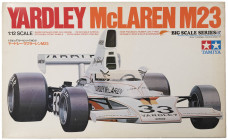 Tamiya Plastikbausätze Formel 1
 Yardley McLaren M23 1:12, ungebauter Bausatz, Tamiya Nr. BS1217, OVP (diese etwas mit Tesafilm geklebt)
