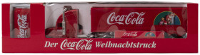 Thematik Coca-Cola
 COCA-COLA, ca. 46 cm langer Weihnachtstruck der durch die Fernsteuerung im Cola-Dosen-Look betrieben werden kann, Batterien nicht...
