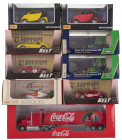Diverse
 KONVOLUT mit 24 Modellen vorwiegend aus den 90er Jahren, dabei auch ein Coca-Cola Truck, Matchbox, Best, Matchbox, Schuco Eligor, Rio, Revel...
