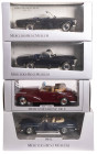 Diverse
 MERCEDES-BENZ MUSEUM: 4 Modellautos in 1:18 mit Maisto 300 S in rotbraun, ERTL 190 SL in schwarz und 2 x Giodi 280 SL je schwarz, alle OVP