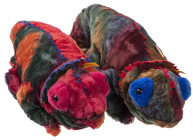 Tiere A-Z
 CHAMÄLEON POPPY, 2 St. in versch. Farbvarianten (067259 und 067297), je mit Knopf, Fahne und Etikett, sehr gut erhalten