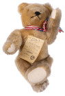Hermann Sondereditionen
 1992, TEDDY "500 Jahre Amerika", limitierte Auflage 500 St., hier Nr. 138, mit Fahne und Zertifikat, Vitrinenmodell, einwand...