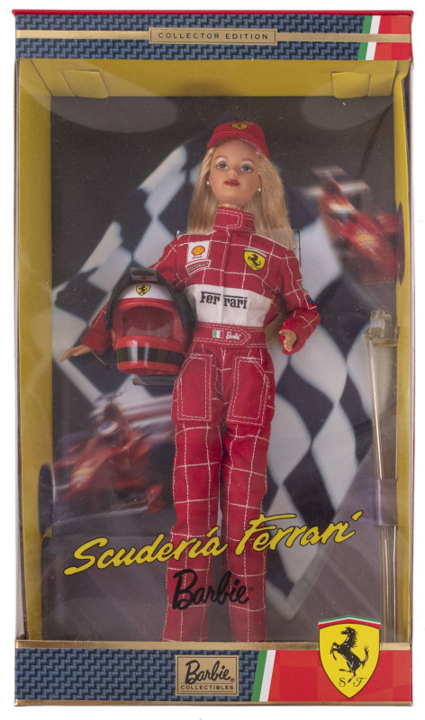 Sondereditionen
 2000, Scuderia Ferrari Barbie (25636), komplett mit Helm, OVP