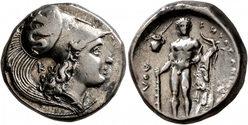 LUCANIA. Herakleia. Circa 330/25-281 BC. Didrachm or Nomos (Silver, 20 mm, 7.93 ...