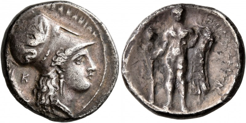 LUCANIA. Herakleia. Circa 330/25-281 BC. Didrachm (Silver, 21 mm, 7.14 g, 5 h). ...