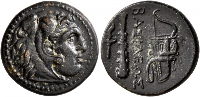 KINGS OF MACEDON. Alexander III ‘the Great’, 336-323 BC. AE (Bronze, 19 mm, 5.19...