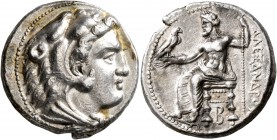 KINGS OF MACEDON. Alexander III ‘the Great’, 336-323 BC. Tetradrachm (Silver, 24 mm, 17.11 g, 7 h), Tarsos, struck under Balakros or Menes, circa 333-...