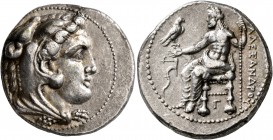 KINGS OF MACEDON. Alexander III ‘the Great’, 336-323 BC. Tetradrachm (Silver, 26 mm, 17.09 g, 1 h), Tarsos, struck under Menes or Philotas, circa 327-...