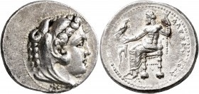 KINGS OF MACEDON. Alexander III ‘the Great’, 336-323 BC. Tetradrachm (Silver, 28 mm, 17.14 g, 5 h), Tarsos, struck under Menes or Philotas, circa 327-...