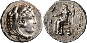KINGS OF MACEDON. Alexander III ‘the Great’, 336-323 BC. Tetradrachm (Silver, 25 mm, 17.24 g, 11 h), Tarsos, struck under Menes or Philotas, circa 327...