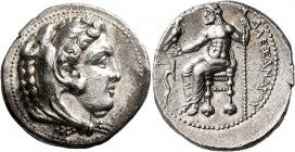 KINGS OF MACEDON. Alexander III ‘the Great’, 336-323 BC. Tetradrachm (Silver, 26 mm, 17.14 g, 11 h), Tarsos, struck under Menes or Philotas, circa 327...