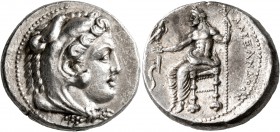 KINGS OF MACEDON. Alexander III ‘the Great’, 336-323 BC. Tetradrachm (Silver, 25 mm, 17.16 g, 5 h), Tarsos, struck under Menes or Philotas, circa 327-...
