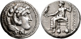 KINGS OF MACEDON. Alexander III ‘the Great’, 336-323 BC. Tetradrachm (Silver, 25 mm, 17.09 g, 10 h), Tyros, struck under Menon or Menes, circa 332/1-3...