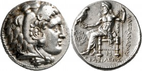 KINGS OF MACEDON. Alexander III ‘the Great’, 336-323 BC. Tetradrachm (Silver, 25 mm, 17.15 g, 3 h), Babylon, struck under Seleukos I, circa 311-300 BC...