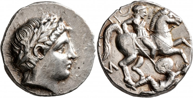 KINGS OF PAEONIA. Patraos, circa 335-315 BC. Tetradrachm (Silver, 23 mm, 12.78 g...