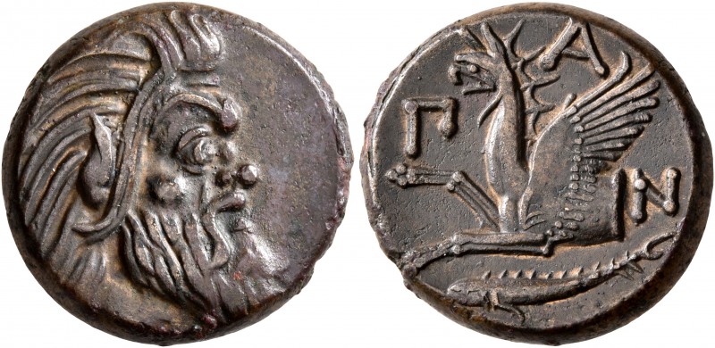 CIMMERIAN BOSPOROS. Pantikapaion. Circa 310-304/3 BC. AE (Bronze, 20 mm, 7.50 g,...