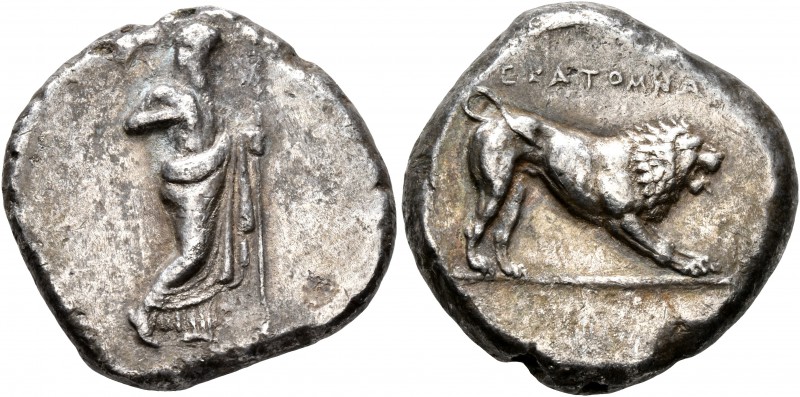 SATRAPS OF CARIA. Hekatomnos, circa 392/1-377/6 BC. Tetradrachm (Silver, 24 mm, ...